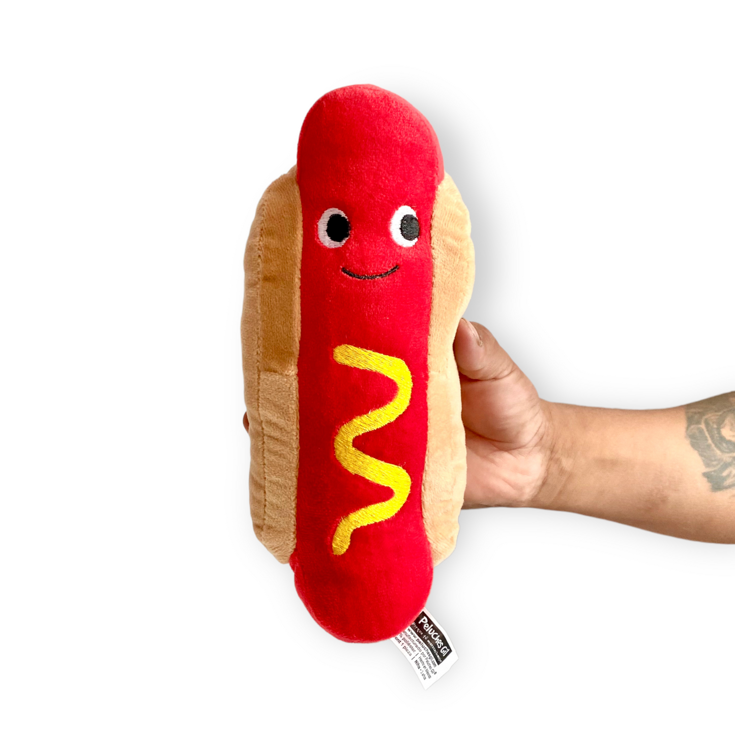 Hot dog de peluche 25 cm