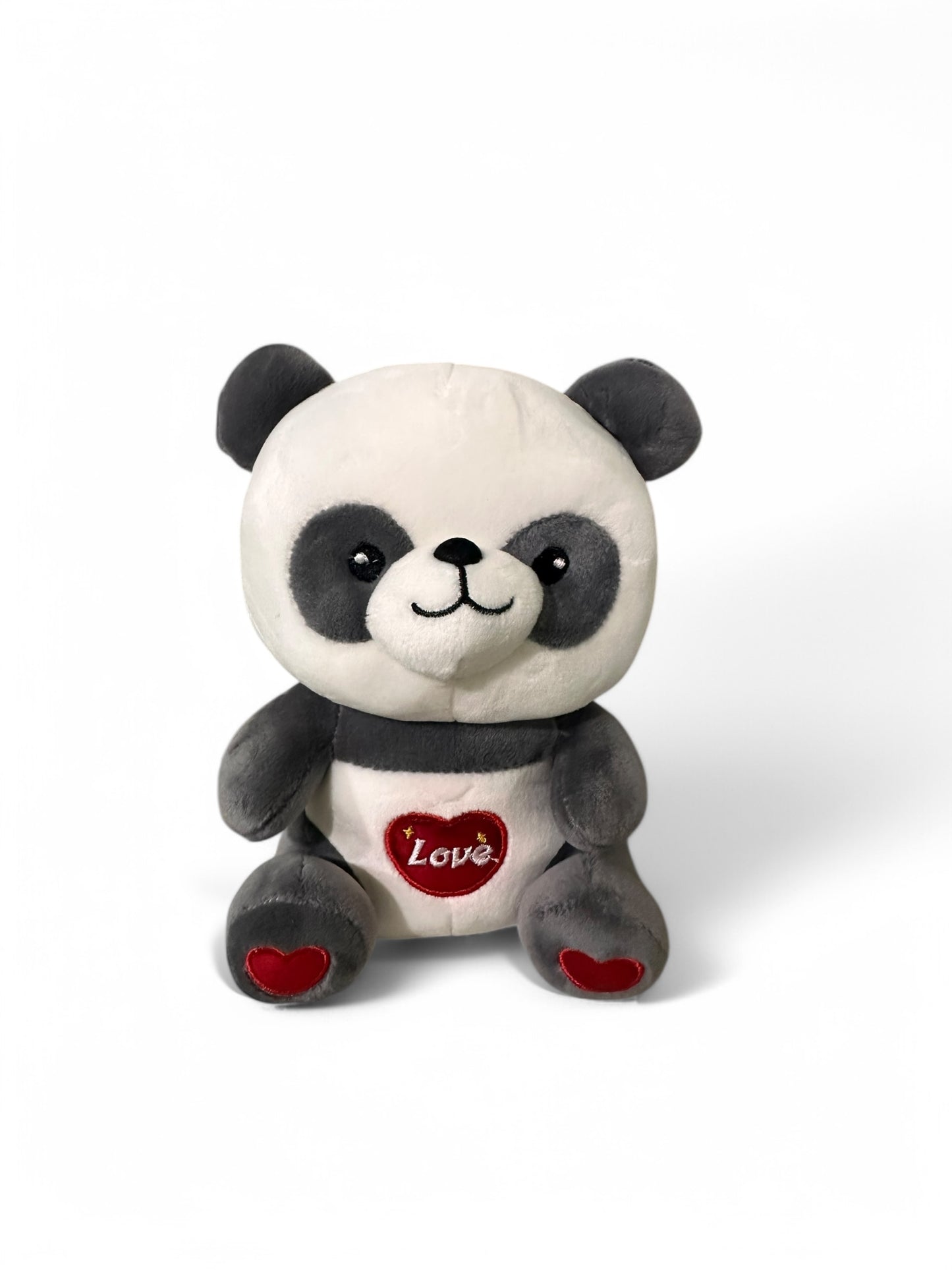 Panda corazón de peluche 20 cm Importación