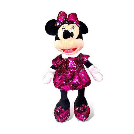 Minnie Lentejuela  Disney de peluche 48 cm