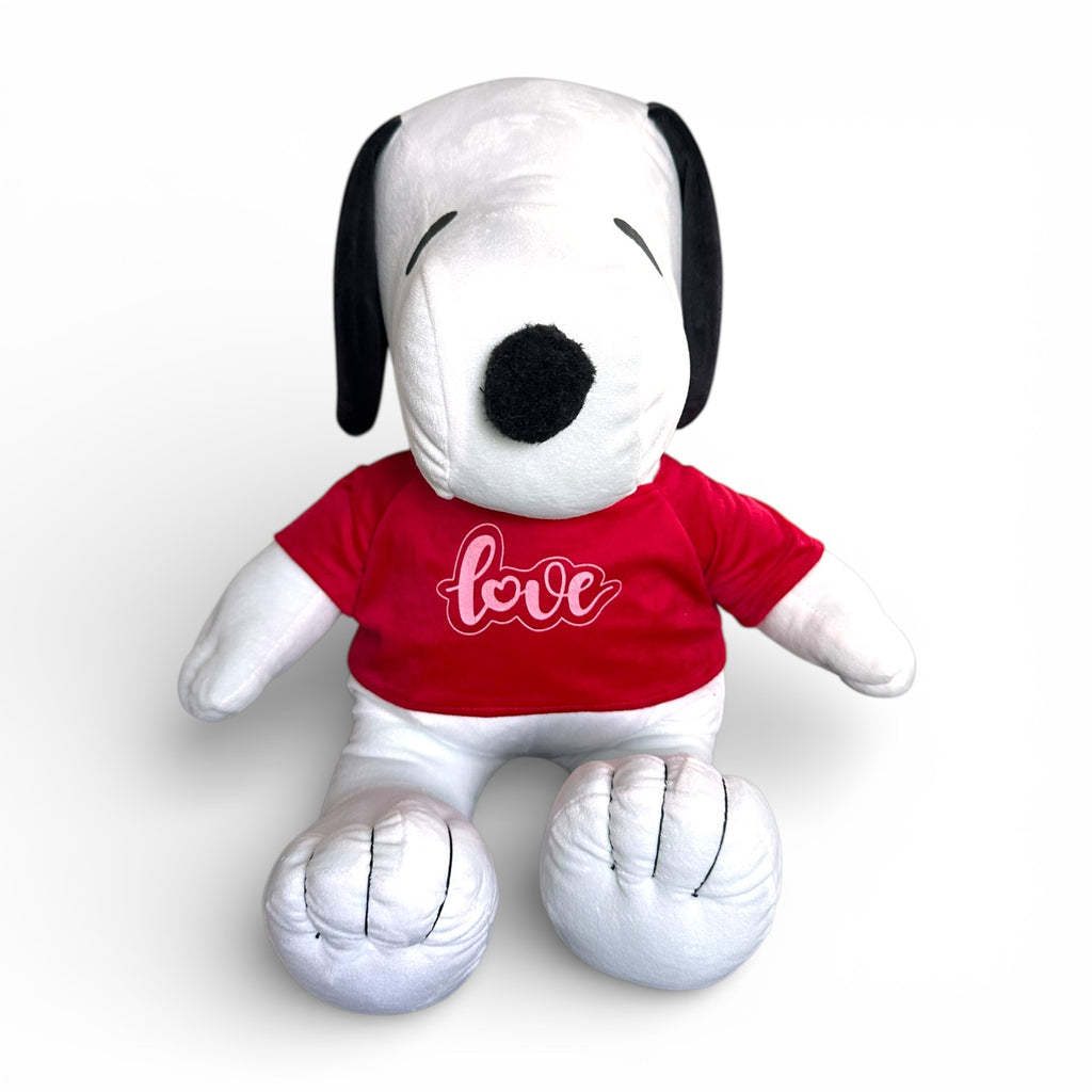Snoopy con playera de peluche mediano 35 cm L3-S/C