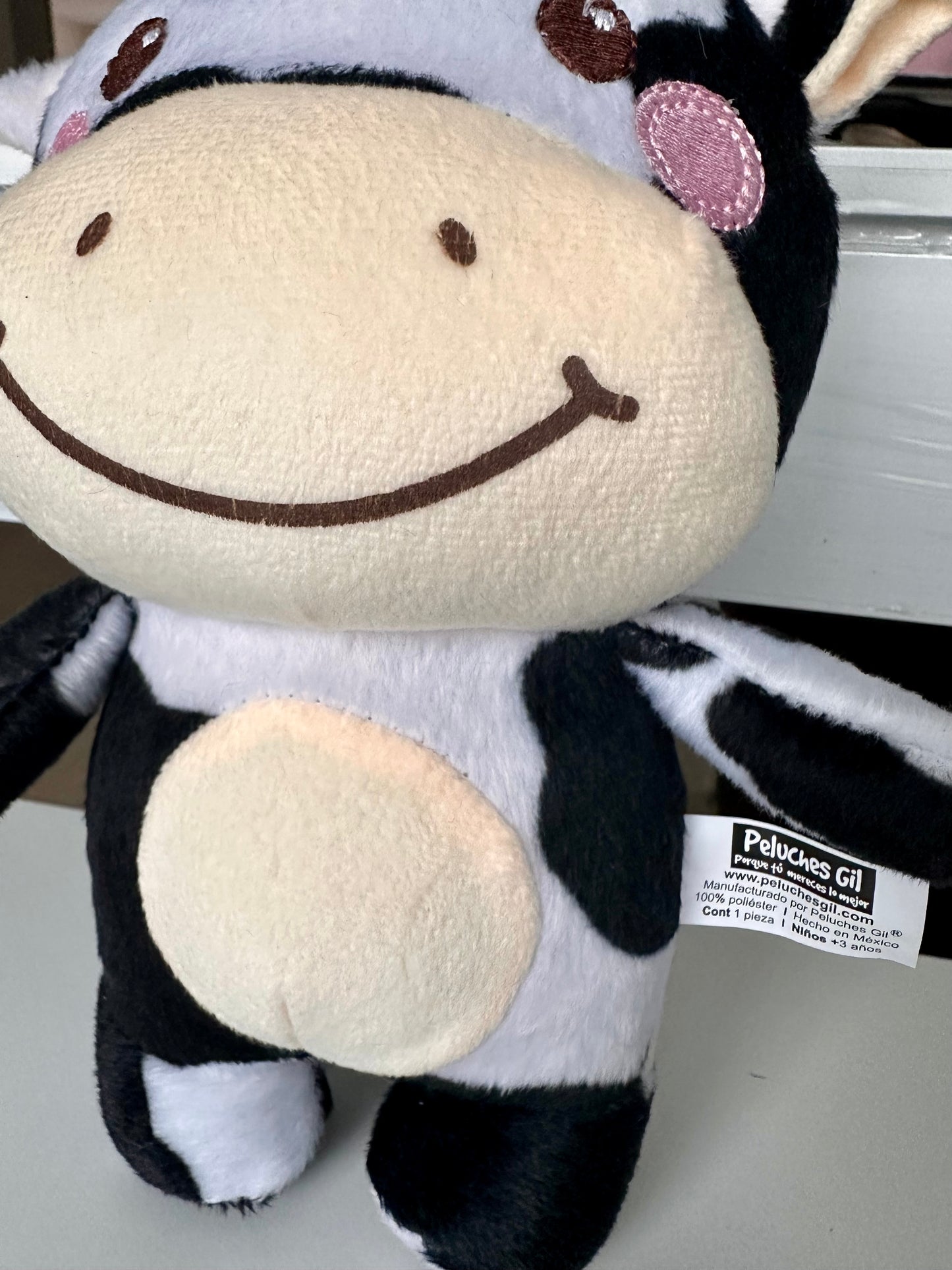 Vaca de peluche 23 cm