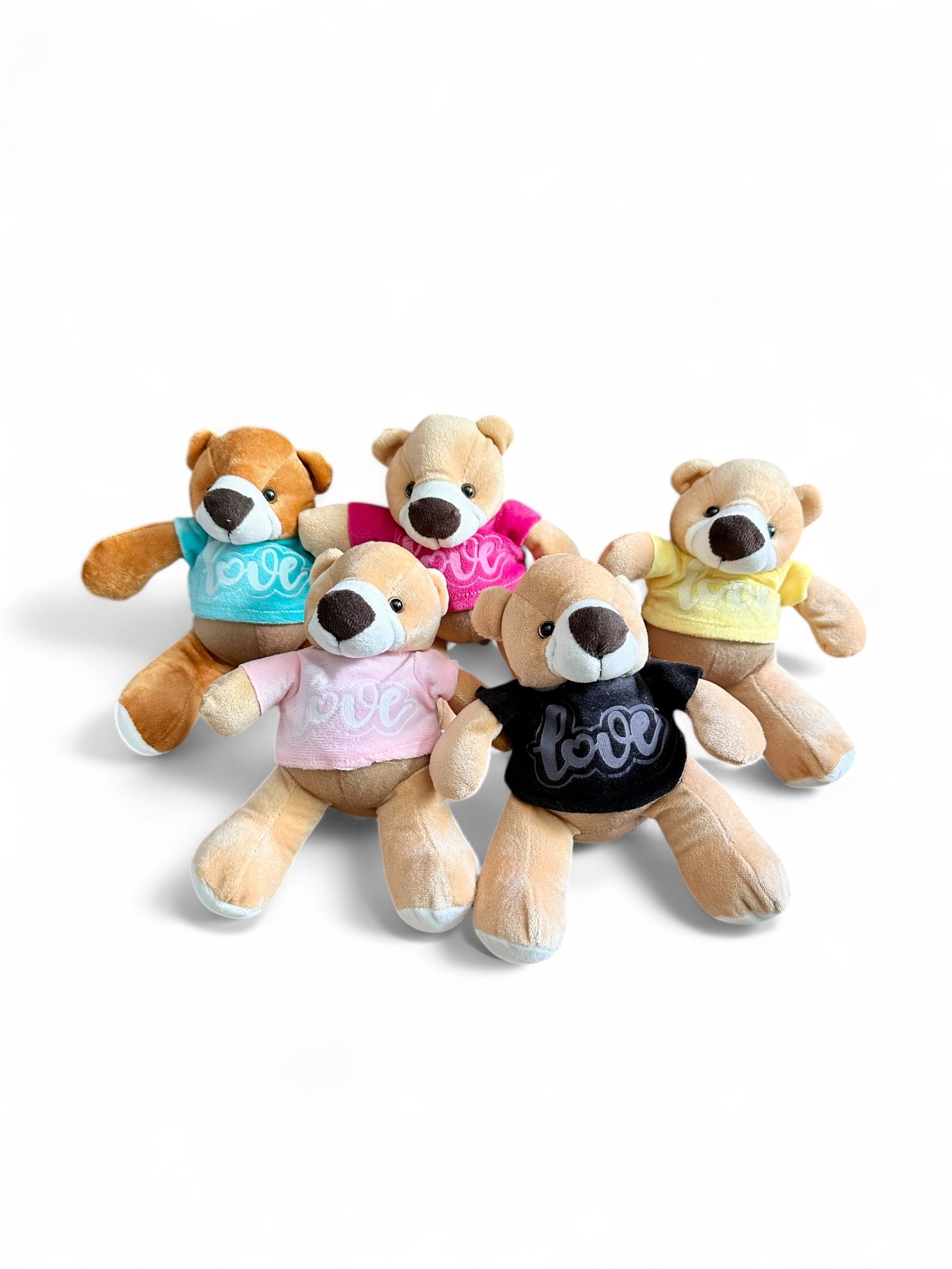 Oso con playera de peluche 15 cm
