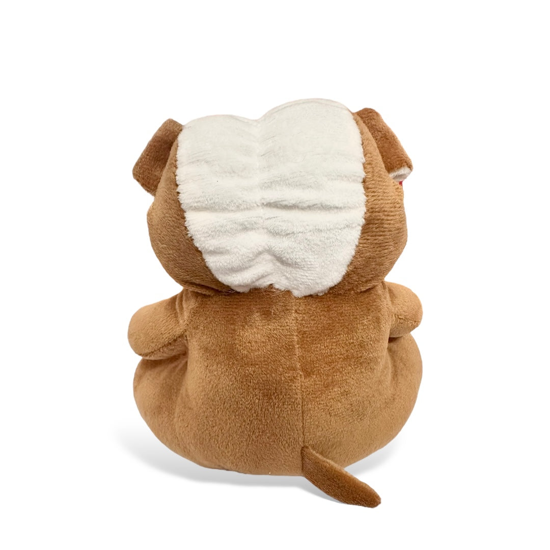 Bulldog de peluche 15 cm