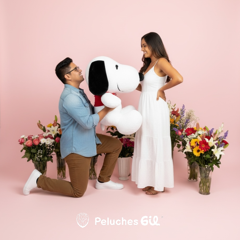 Snoopy de peluche grande 70 cm Nacional GDE-S/C