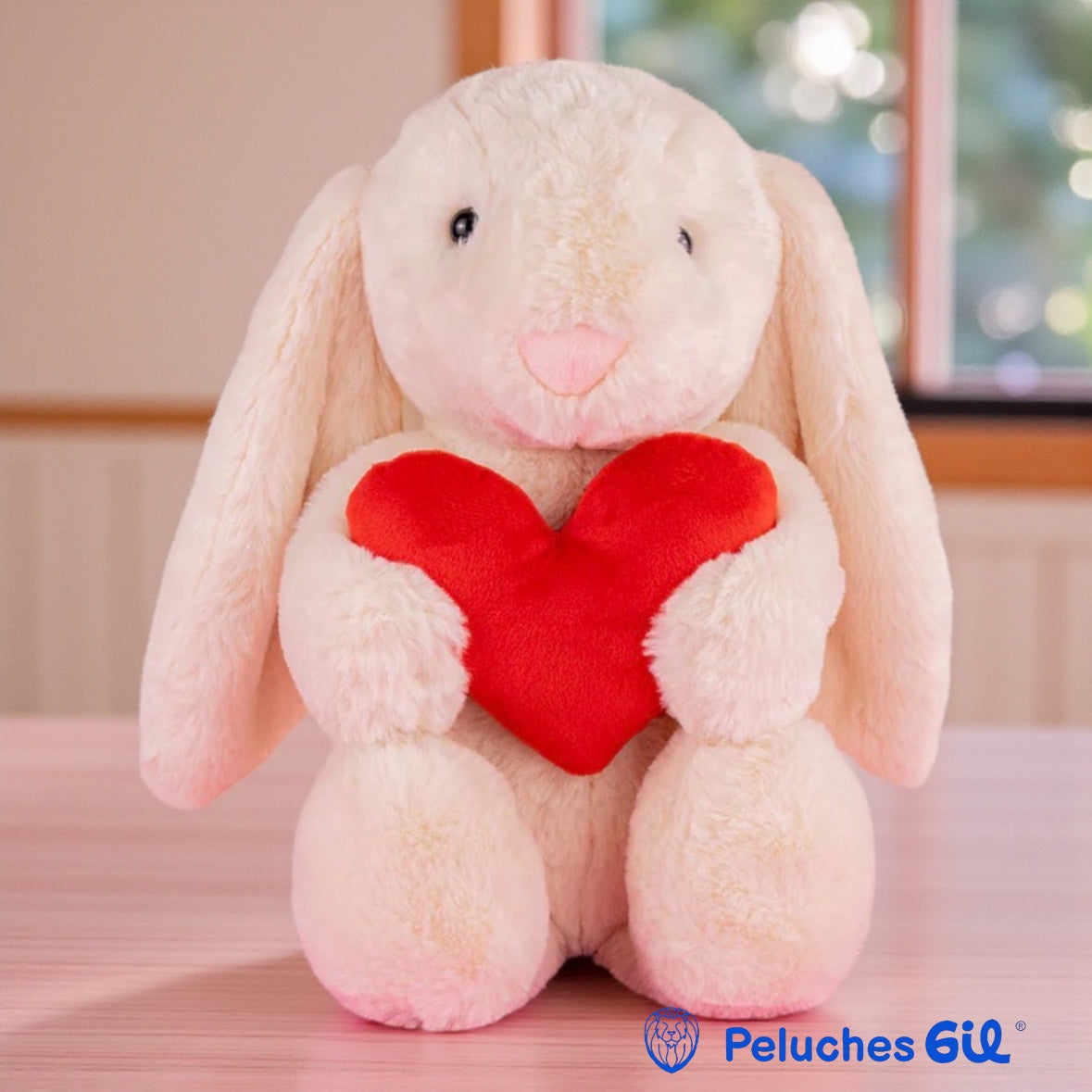 Conejo Valentino de peluche 30 cm C3-HW32604