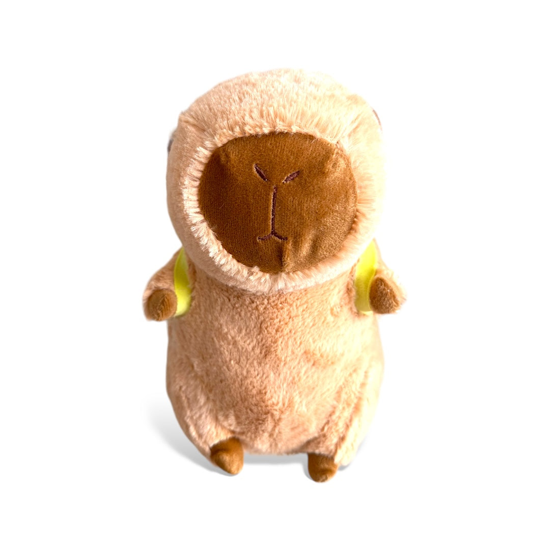 SHUOHONG Capybara Peluche, Simulazione Animale Peluche Capybara, Simpatico Peluche Animale Capibara Zaino Tartaruga, Animali Giocattolo Bambini, per Decorazione Della Casa Bambini Regalo (23cm SHUOHONG Capybara Peluche, Simulazione Animale Peluche Capybara, Simpatico Peluche Animale Capibara Zaino Tartaruga, Animali Giocattolo Bambini, per Decorazione Della Casa Bambini Regalo (23cm