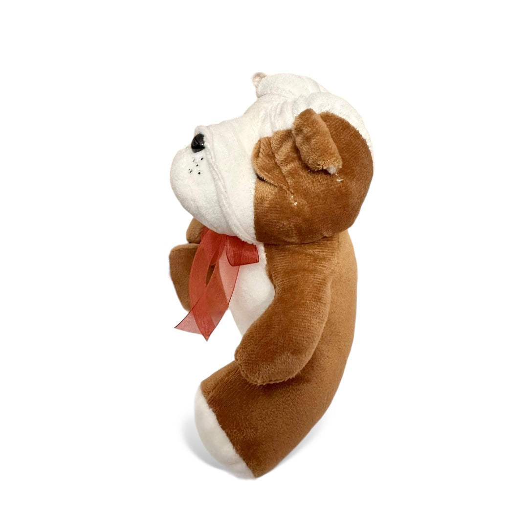 Bulldog de peluche 15 cm