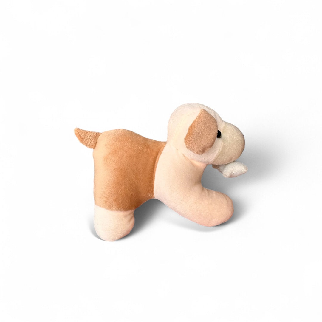 Perro hueso de peluche 15 cm