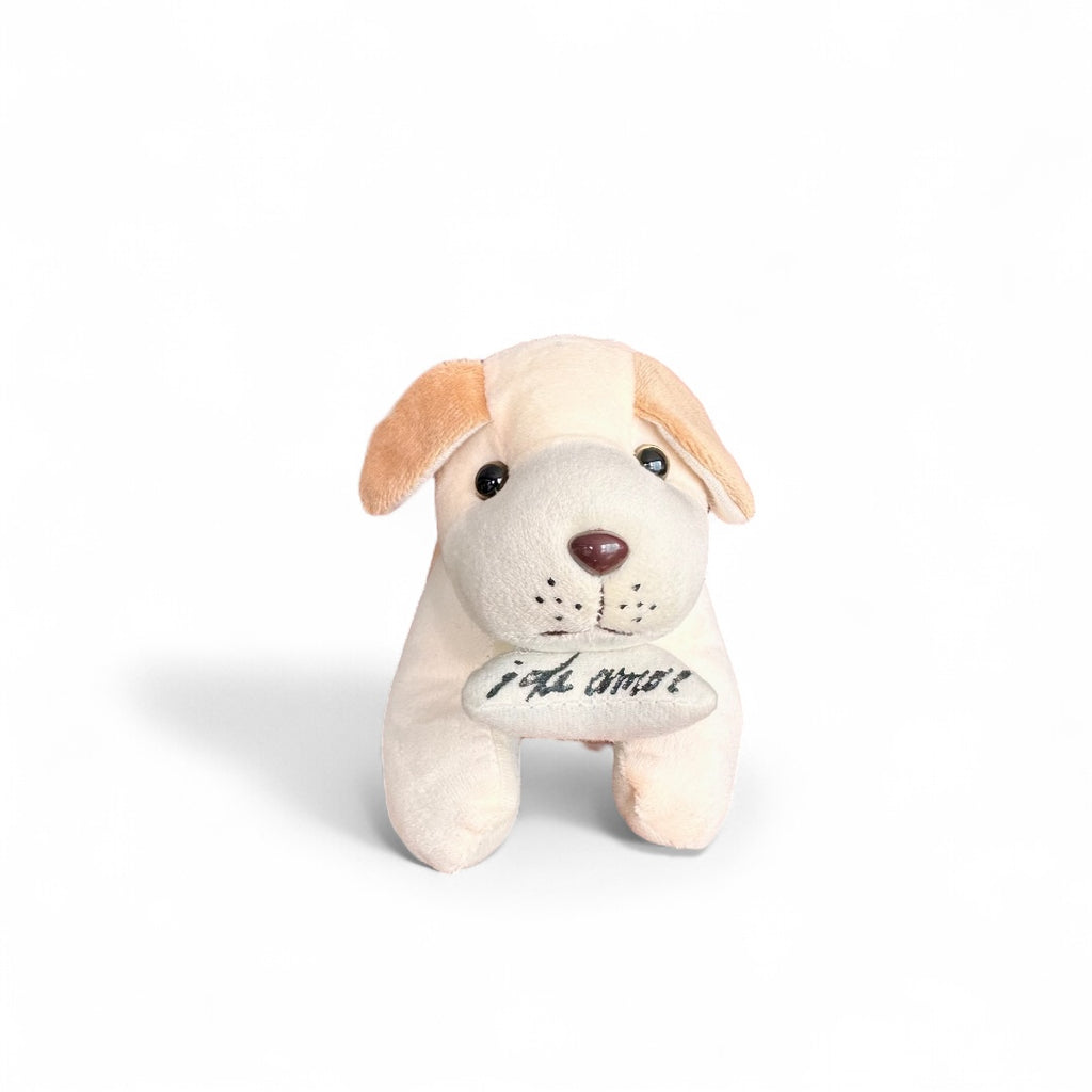 Perro hueso de peluche 15 cm