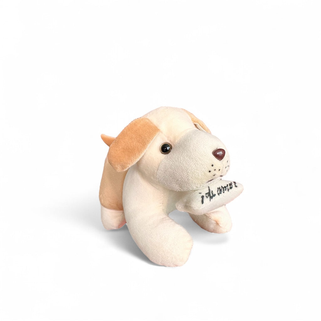 Perro hueso de peluche 15 cm