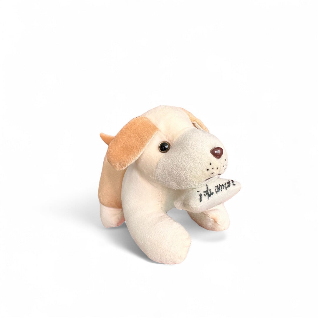 Perro hueso de peluche 15 cm