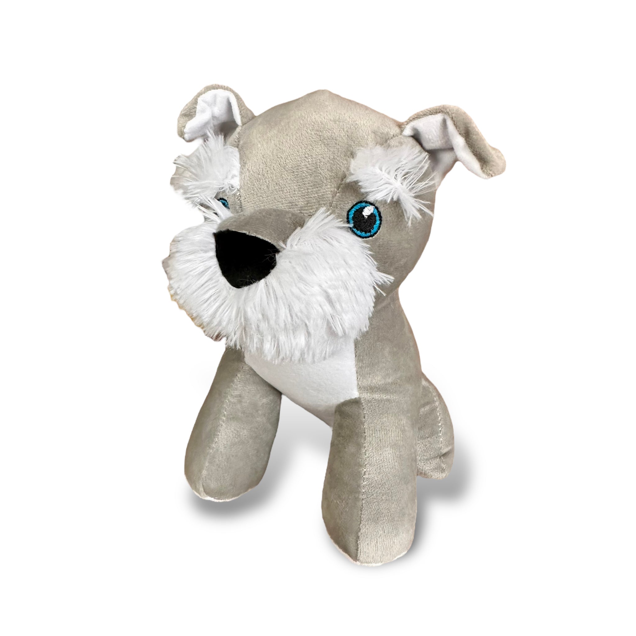 Perro Schnauzer de peluche 23 cm