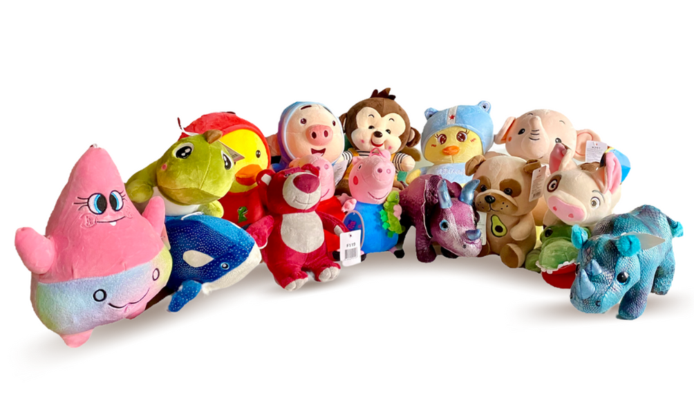 Peluche Fino Importación Set 6 Pzs Surtido 20 cm