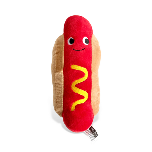 Hot dog de peluche 25 cm