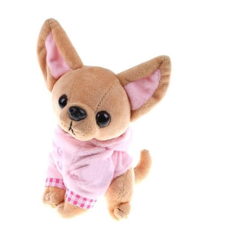 Chihuahua de peluche 17 cm Set 6 pzs