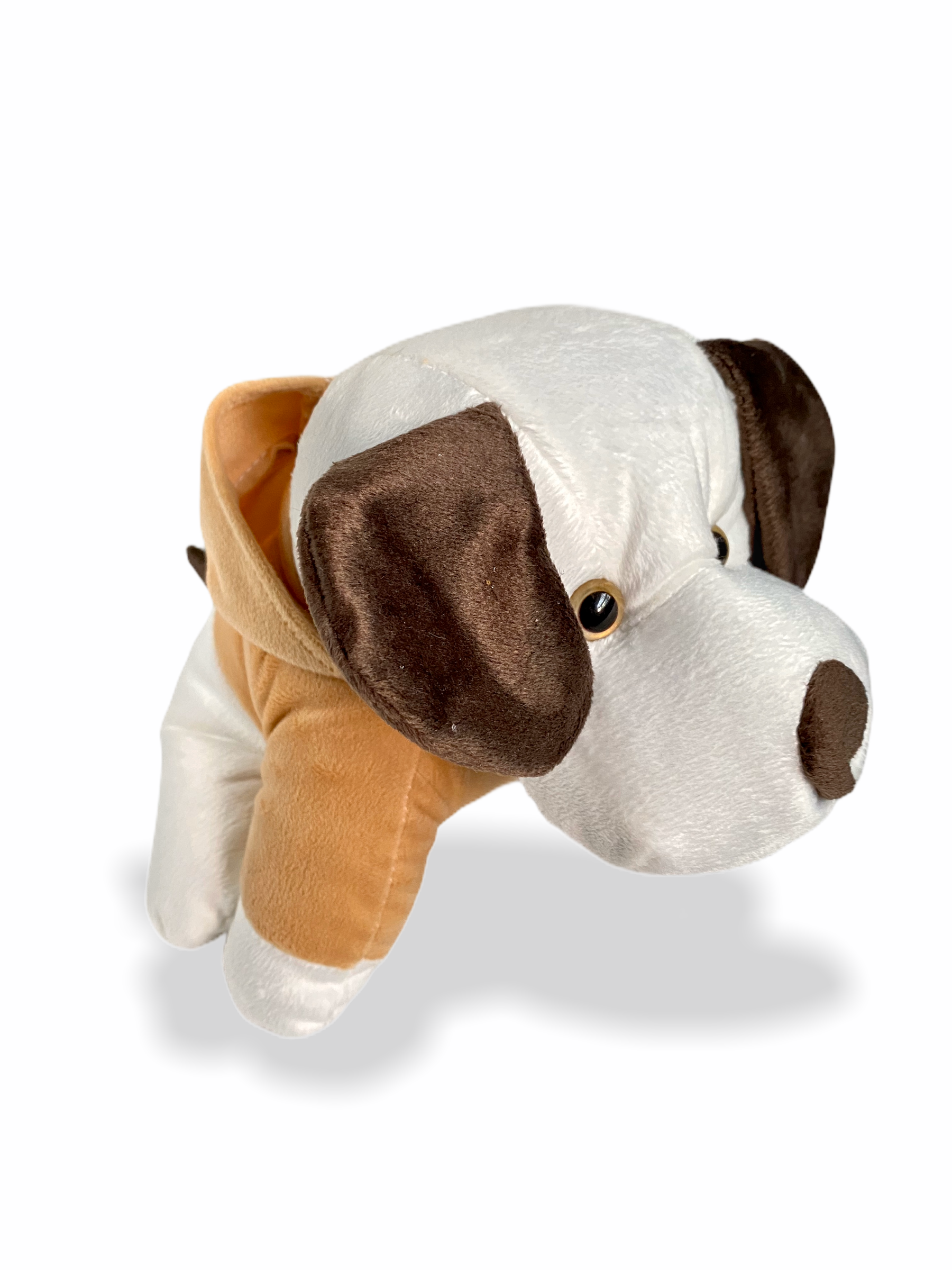 Perro con sudadera de peluche 23 cm