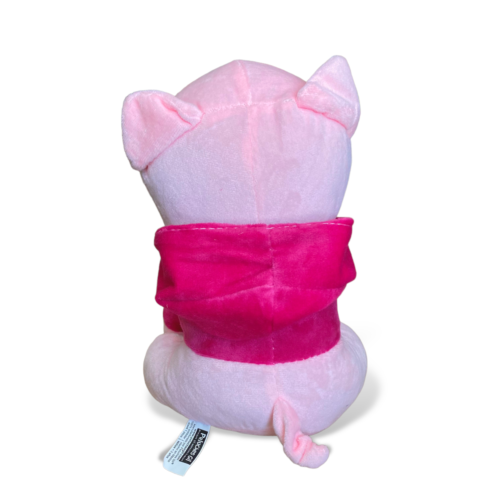 Cerdo de peluche con sudadera 23 cm