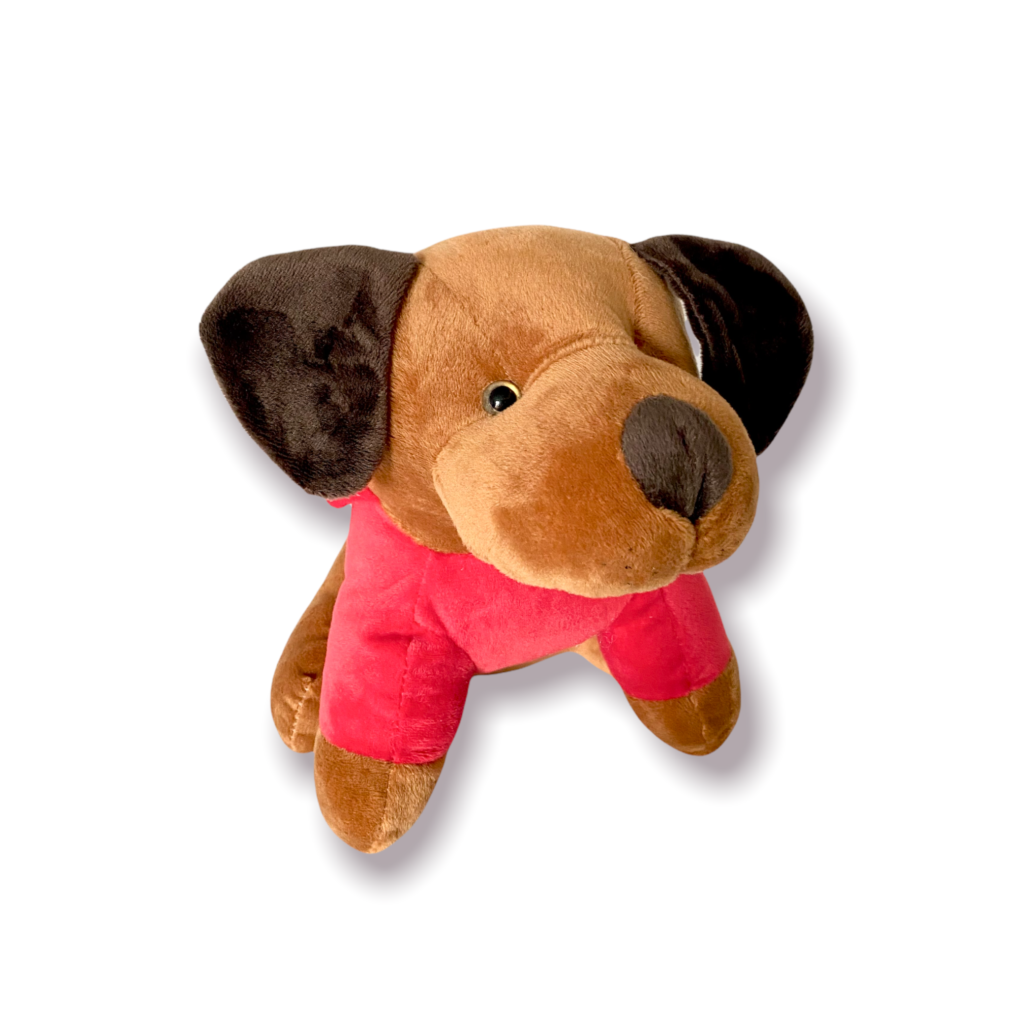 Perro con sudadera de peluche 23 cm