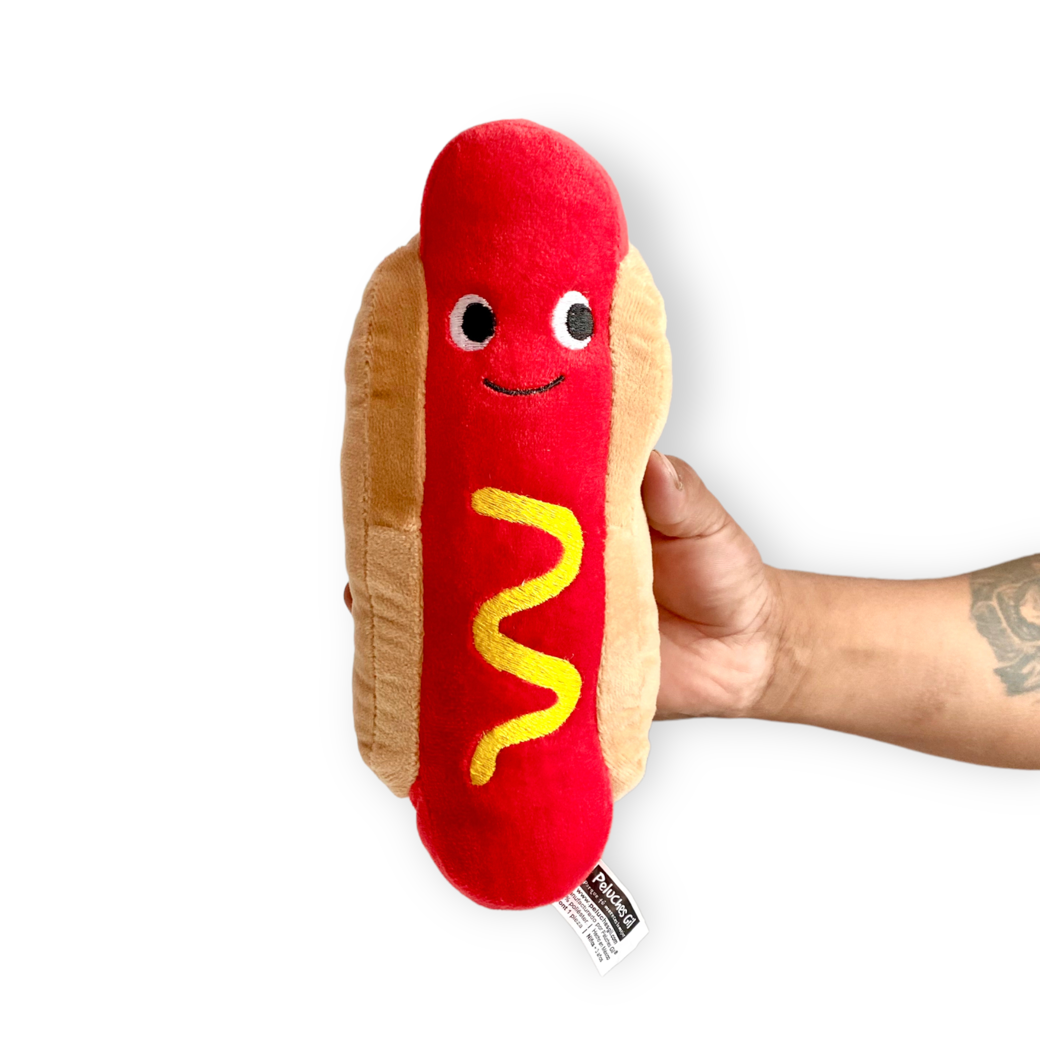 Hot dog de peluche 25 cm